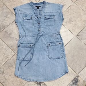 Calvin Klein Light Blue Denim Mini Dress